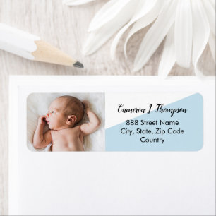 Etiqueta Laboratório Personalizado de Retorno de Foto para