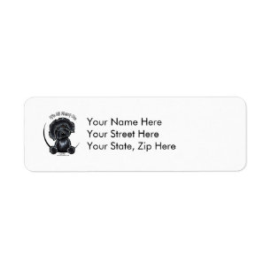 Etiqueta Labradodle preto IAAM