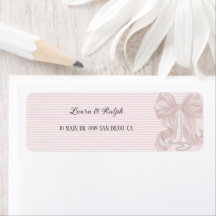 Laco Elegante Listrado Rosa
