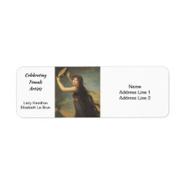 Etiqueta Lady Hamilton por Elisabeth Vigee Le Brun