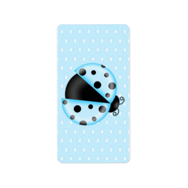Etiqueta Ladybug Birthday Hershey Miniature Candy Wrapper (Frente)