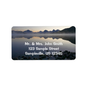 Etiqueta Lago McDonald no Sunrise II