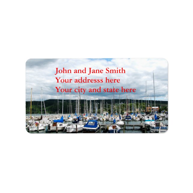 Etiqueta Lago Seneca. (Frente)