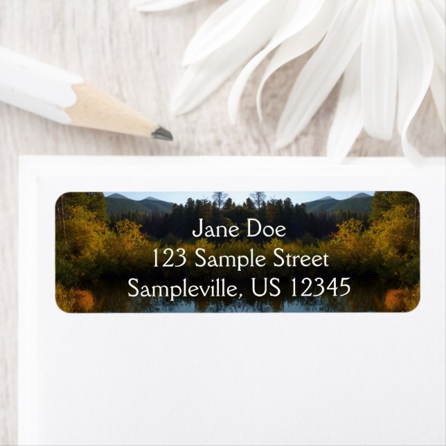 Etiqueta Lago Sprague em outono (Insitu)