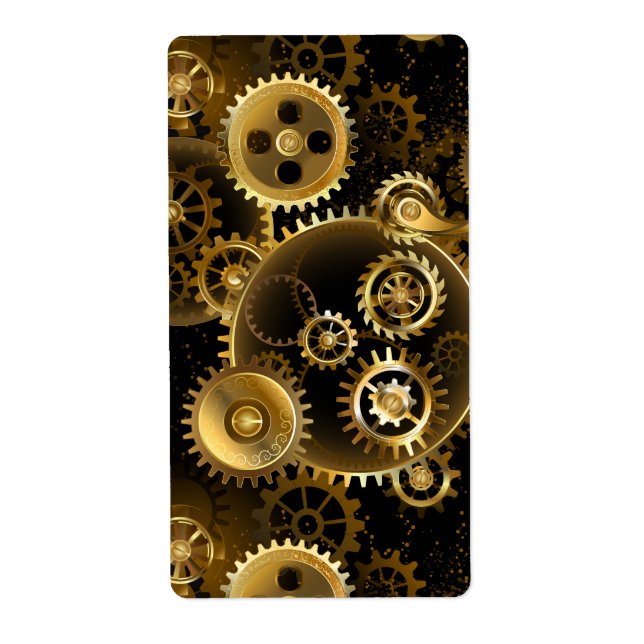 Etiqueta Lágrimas de latão sem costura (Frente)