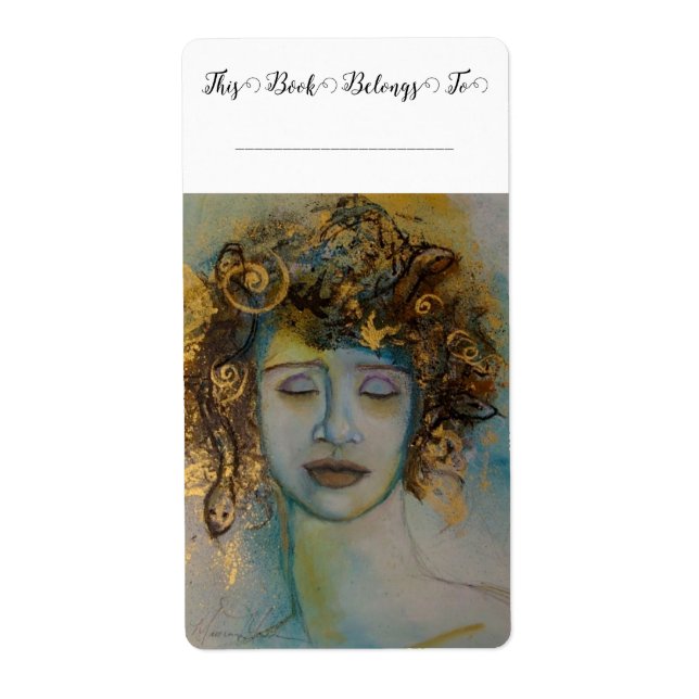 Etiqueta Lágrimas Medusa Mythology Maureen Girard (Frente)