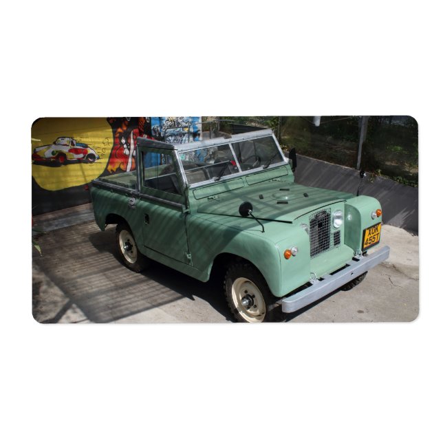 Etiqueta Land Rover Série II SWB (Frente)