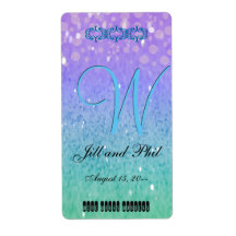 Lanterna Confetti Glam Azul