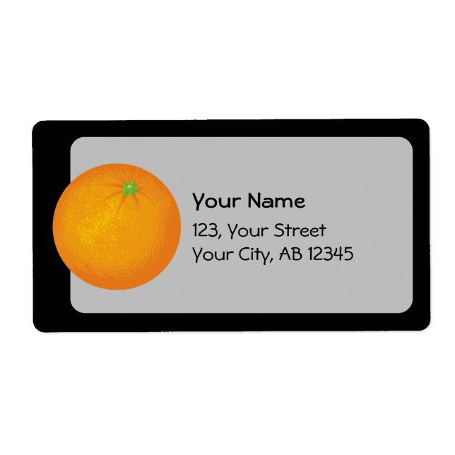 Etiqueta Laranja (Frente)