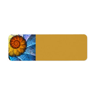 Etiqueta Laranja Amarelo Amarelo Abstrato