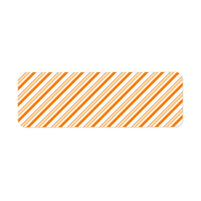 Etiqueta Laranja e Branco riscado (Frente)