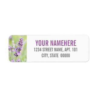 Etiqueta Lavanda personalizada