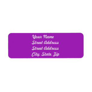 Etiqueta Lavanda Return Address Sticker