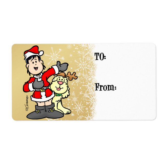 Etiqueta Lebel Natal (Frente)