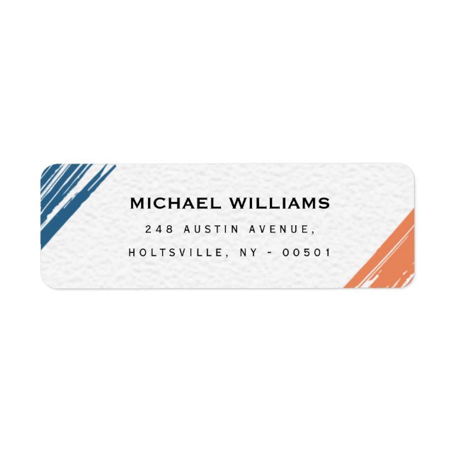 Etiqueta Legal Pintor Moderno Brushaft  (Frente)