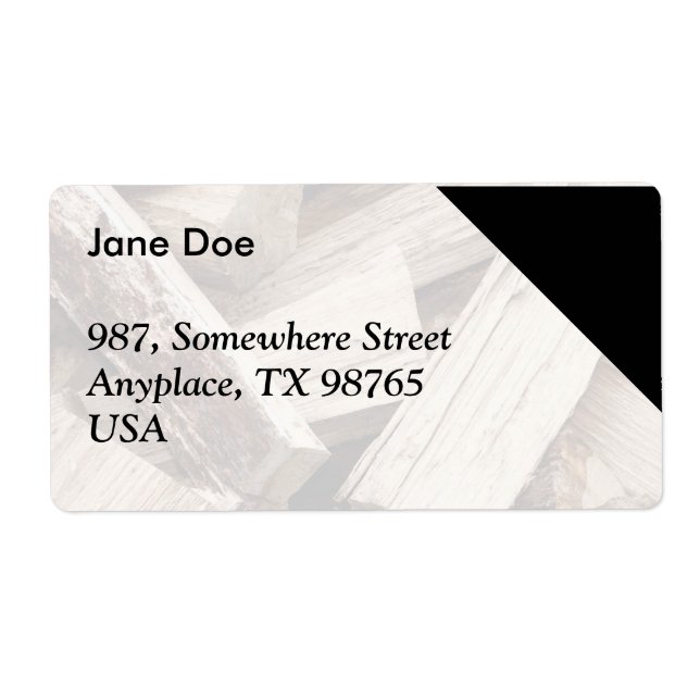 Etiqueta Lenha (Frente)