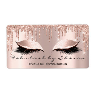 Etiqueta Leor Makeup Artist Lashes Ramal Drives Rosa