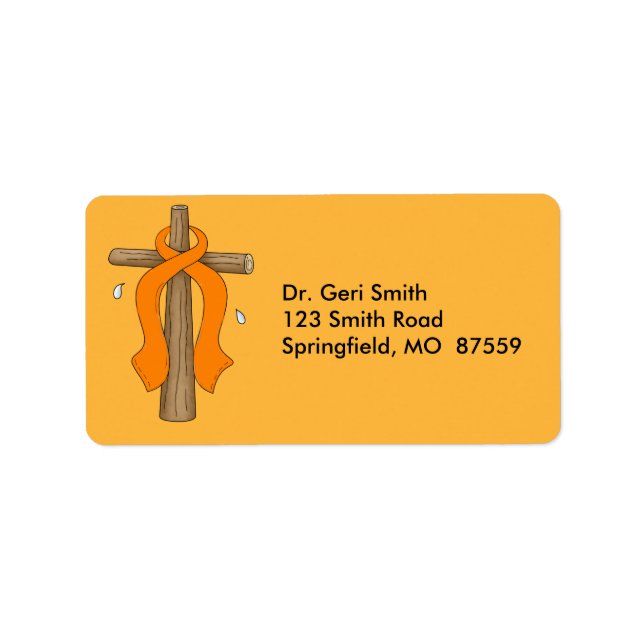 Etiqueta Leucemia (Frente)