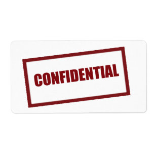 Etiqueta LG Confidencial Rótulo Avery