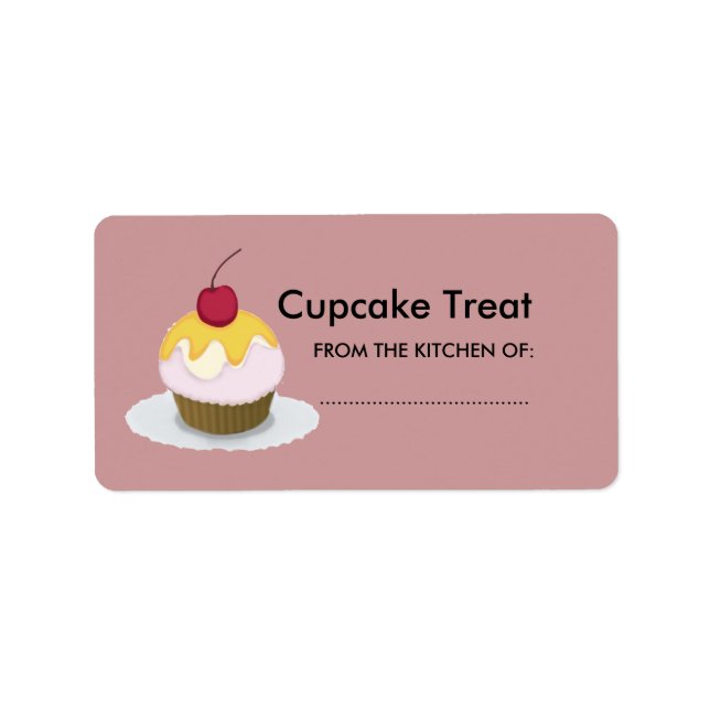 Etiqueta Lil Treat Sweet Cupcake (Frente)