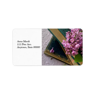 Etiqueta Lilacs em livros velhos