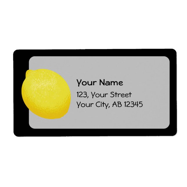 Etiqueta Limão (Frente)