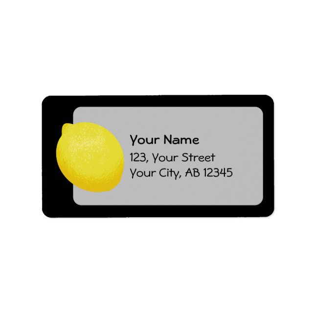 Etiqueta Limão (Frente)