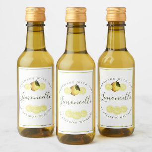 Etiqueta Limoncello Homemade Personalizada