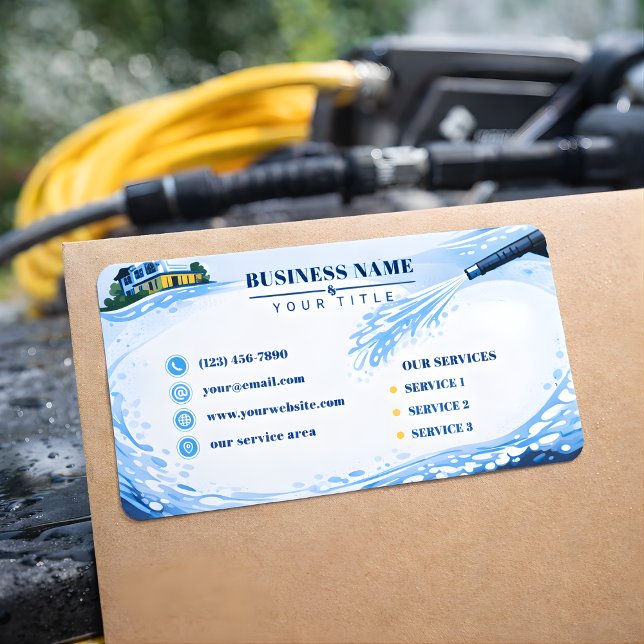 Etiqueta Limpeza de fachadas residenciais Infinite Wall (Criador carregado)