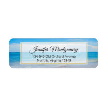 Linda praia tropical azul