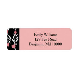 Etiqueta Linda Vine Floral Rosa