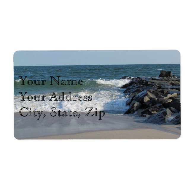 Etiqueta Linha costeira (Frente)