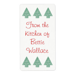 Etiqueta Linha de Árvore de Natal