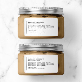 Etiqueta Linha Vertical Adicione Ingredientes Modernos da S