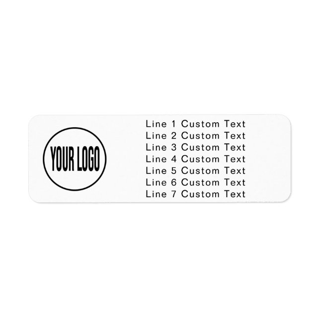 Etiqueta Linhas comerciais personalizadas tradicionais 7 co (Frente)
