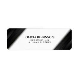 Etiqueta Linhas Finas Douradas em faixas pretas