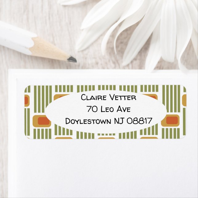 Etiqueta Linhas verdes e caixas (Insitu)