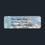 Etiqueta Lírios de Claude Monet, Impressionismo venenoso<br><div class="desc">Waterlily (1914), de Claude Monet, é uma pintura impressionista de arte natural. Uma das muitas variações das pinturas florais de lírio-d'água que Monet pintou pelo lago em seu jardim floral em Giverny, França. Sobre o artista: Claude Monet (1840-1926) foi o fundador do movimento de pintura impressionista francês, com a maioria...</div>