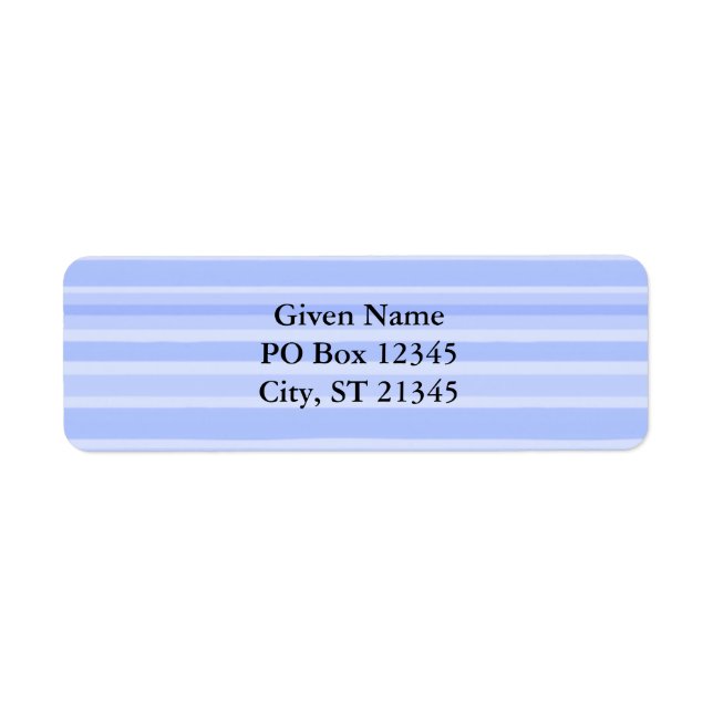 Etiqueta Listras Azuis (Frente)