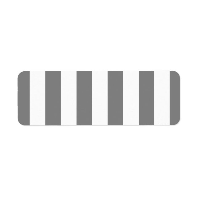 Etiqueta Listras cinzas e brancas (Frente)