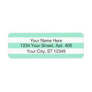 Etiqueta Listras frescas do Aqua personalizadas