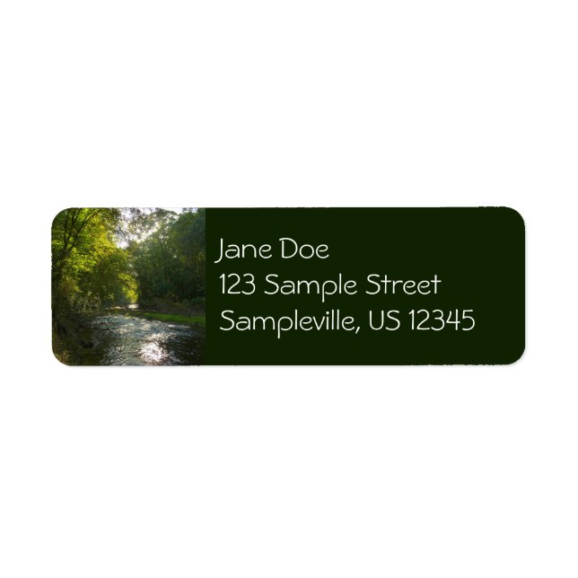 Etiqueta Little Patuxent River de Savage Park (Frente)