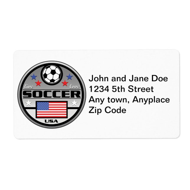 Etiqueta Live Love Soprer America (Frente)