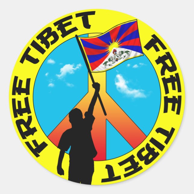 etiqueta livre de tibet (Frente)