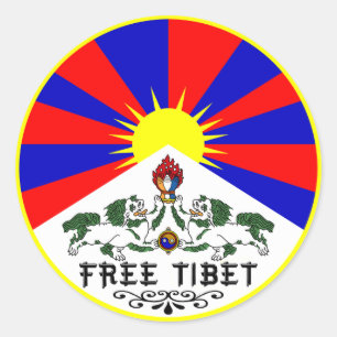 Etiqueta livre de Tibet