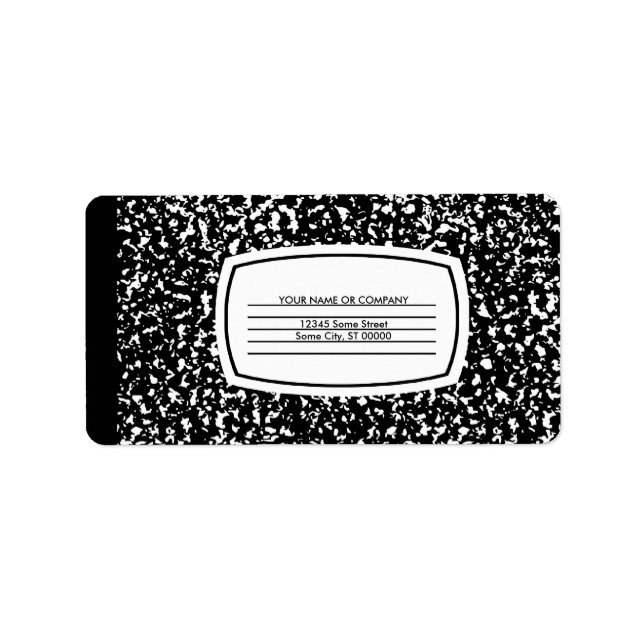 Etiqueta livro de composição (Frente)