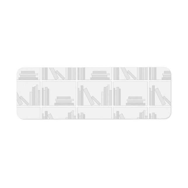 Etiqueta Livros de Cinzas pálidas na prateleira. (Frente)