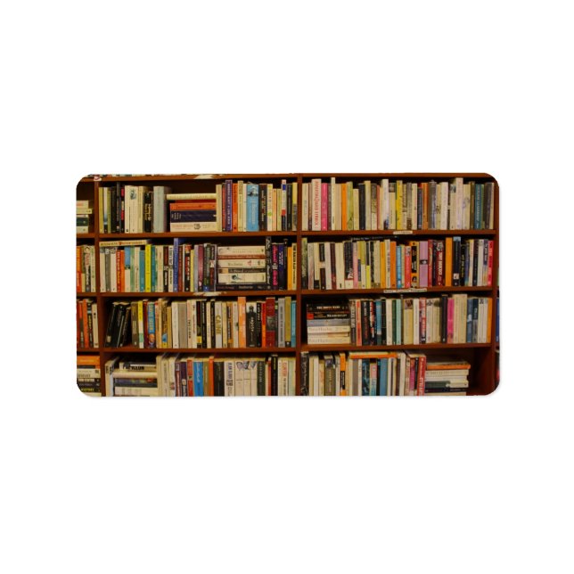 Etiqueta Livros na biblioteca Gift Bag (Frente)