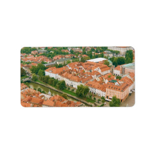 Etiqueta Ljubljana de cima