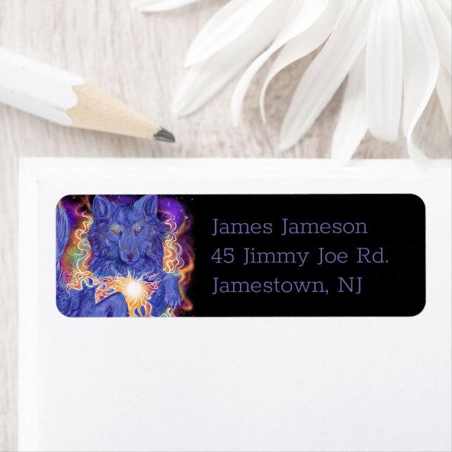 Etiqueta Lobo Cósmico (Insitu)